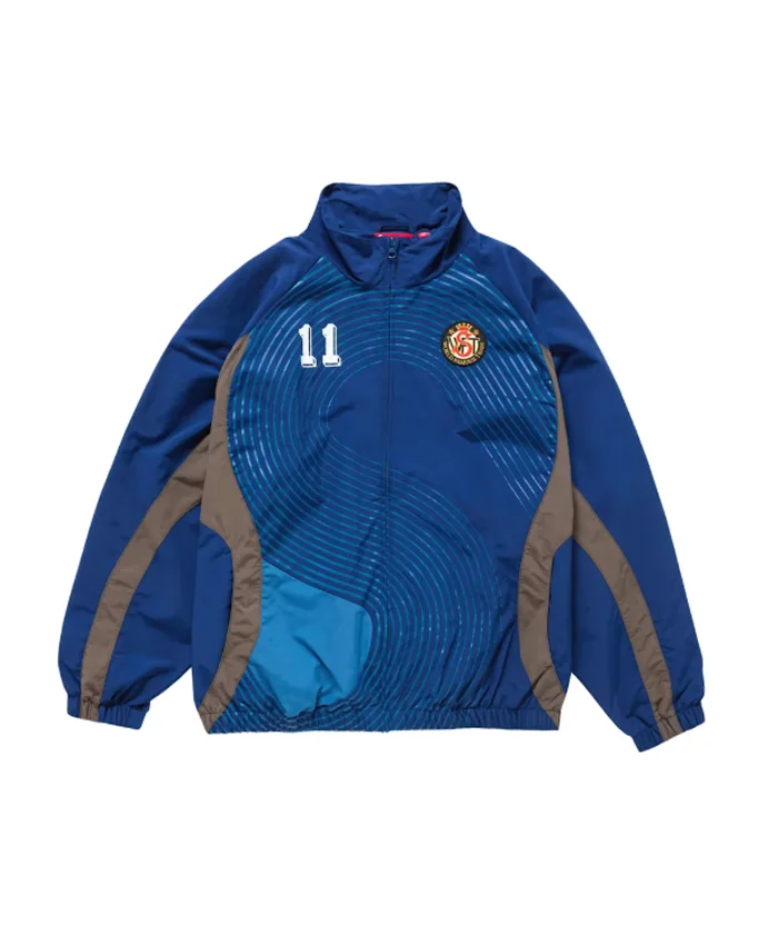 Supreme S Logo Track Jacket Blue