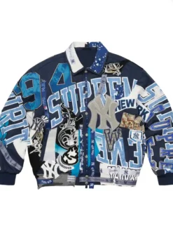 Supreme x Jeff Hamilton NY Yankees Varsity Jacket