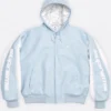 Supreme x Jordan Hooded Light Blue Jacket