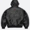 Supreme x Jordan Leather Hooded Jacket