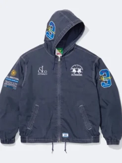 Supreme x La Martina Hooded Blue Jacket