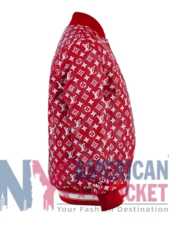 Supreme x Louis Vuitton Baseball Leather Jacket