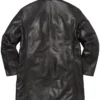 Supreme x Schott Leather Black Overcoat