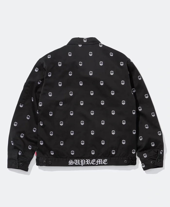 Supreme x Spitfire Black Work Jacket | Supreme x Spitfire Jacket