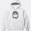 Supreme x Spitfire Grey Zip-Up Hooded Jacket