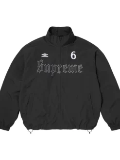 Supreme x Umbro Rhinestone Black Track Jacket