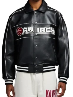 Te-Hina Paopao Avirex Black Basketball Jacket