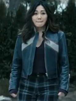 The Boys S05 Karen Fukuhara Biker Jacket front view