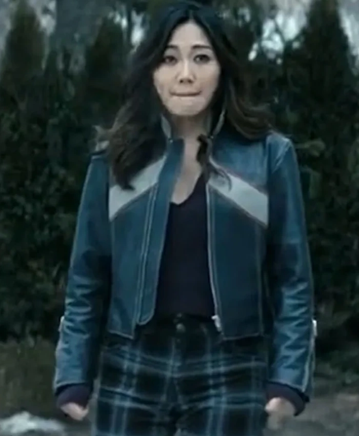 The Boys S05 Karen Fukuhara Biker Jacket front view