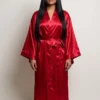 The Chi S8 Hannaha Hall Satin Red Robe