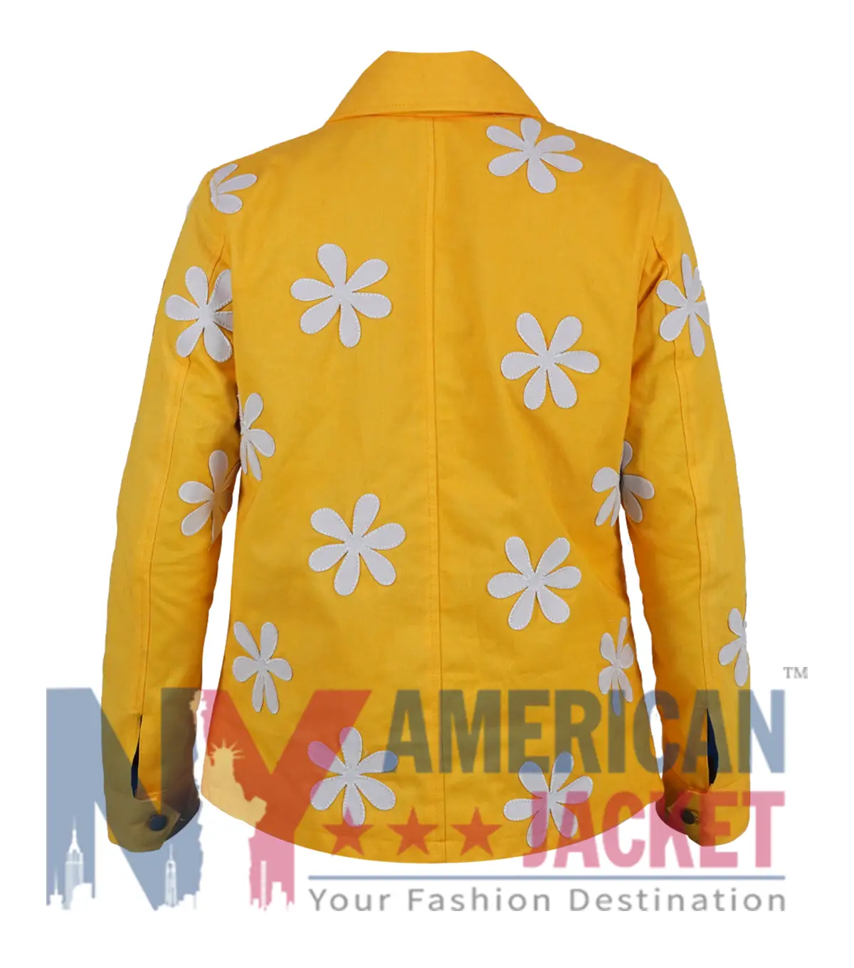 The Four Seasons S02 Kerri Kenney Yellow Daisy Print Jacket