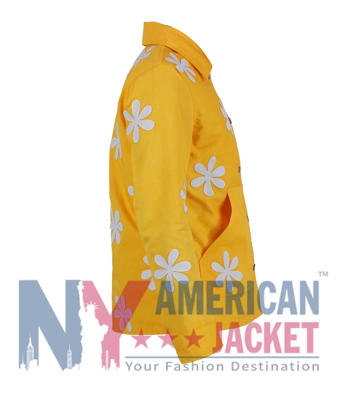 The Four Seasons S02 Kerri Kenney Yellow Print Daisy Jacket