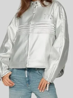 The Racer Chrome Silver Jacket