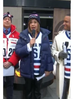 The Today Show 2026 Hoda Kotb Team USA Puffer Jacket