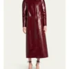 The Today Show 2026 Jennifer Lopez Leather Snake Embossed Coat Front