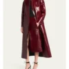 The Today Show 2026 Jennifer Lopez Leather Snake Embossed Coat Side