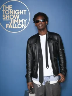 The Tonight Show Starring Jimmy Fallon Jazz Chisholm Jr. Leather Jacket