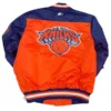 The Tradition Ii Team Ny Knicks Orange And Blue Satin Jacket For Sale
