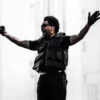 The Weeknd Copenhagen Night 1 Black Leather Vest