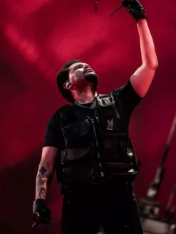 The Weeknd Copenhagen Night 1 Leather Black Vest