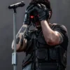The Weeknd Night 1 Copenhagen Black Leather Vest