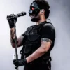 The Weeknd Night 1 Copenhagen Leather Black Vest