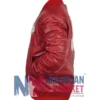Theatre Kanye West Red Leather Bomber Jacket