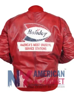 Theatre Kanye West Red Leather Jacket For Sale
