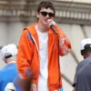 Timothee Chalamet Knicks 2026 Victory Parade Orange Jacket