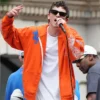 Timothee Chalamet Knicks Victory 2026 Parade Orange Jacket