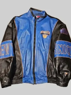 Timothée Chalamet Leather New York Knicks Jacket