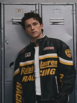 Tom Holland Ralph Lauren Racing Leather Jacket