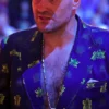 Tyson Fury UFC Freedom 250 Yellow Crown Navy Suit