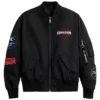 UFC Freedom 250 Black Full-Zip Bomber Jacket