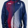 UFC Freedom 250 Venum Full-Zip Blue Hoodie