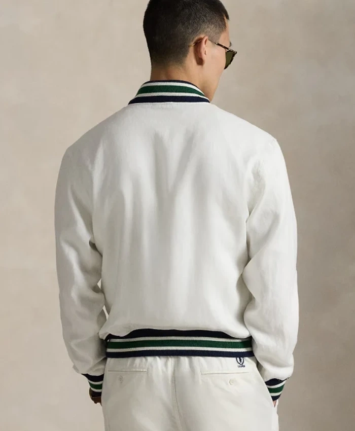 US Open Polo Ralph Lauren Bomber Linen Jacket