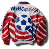 USA 94 Jeff Hamilton World Cup Leather Jacket