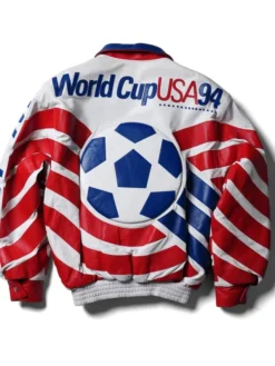 USA 94 Jeff Hamilton World Cup Leather Jacket