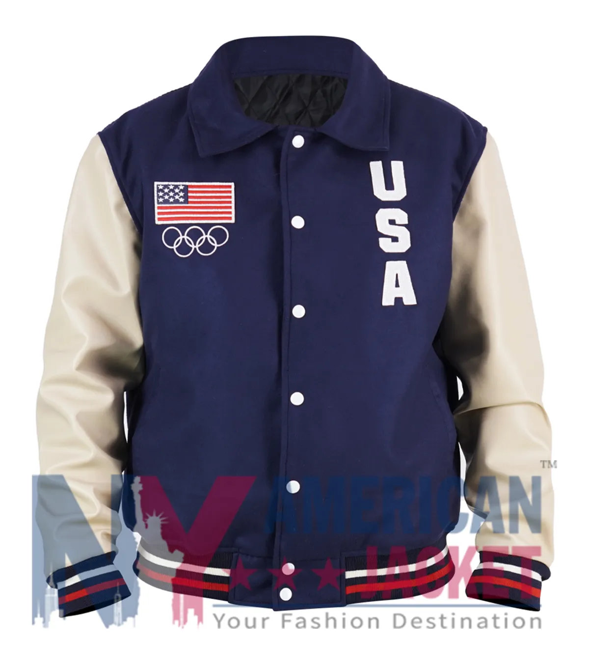 USA Team Olympics Varsity Jacket