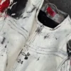Under Armour x 424 Leather White Jacket