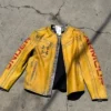 Under Armour x 424 Leather Yellow Jacket