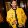Under Armour x 424 Yellow Leather Jacket