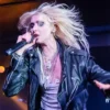 Underworld Concert Taylor Momsen Black Leather Jacket Front