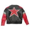 Vanson Leather Prominent Motorcycle Star Jacket Back