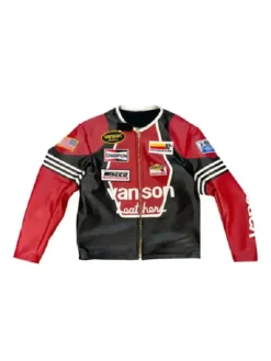 Vanson Leather Prominent Motorcycle Star Jacket Style 3