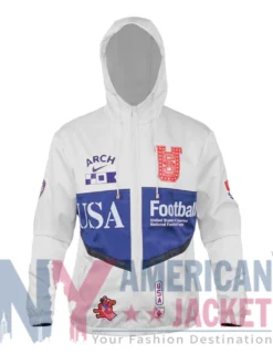 Virgil Abloh x Anthem USA Nike Jacket Front View