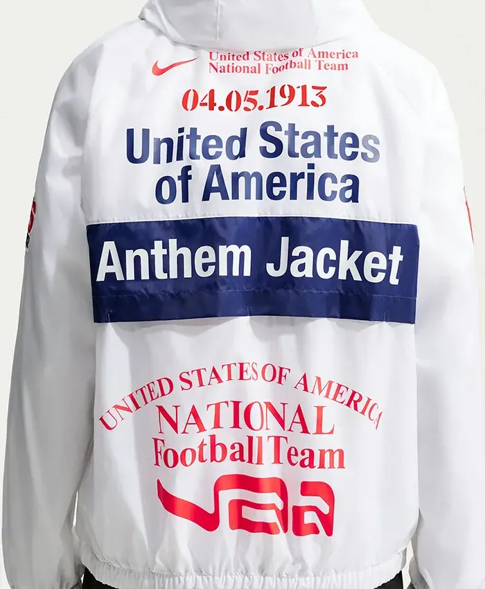 Virgil Abloh x Nike USA Anthem Jacket Back