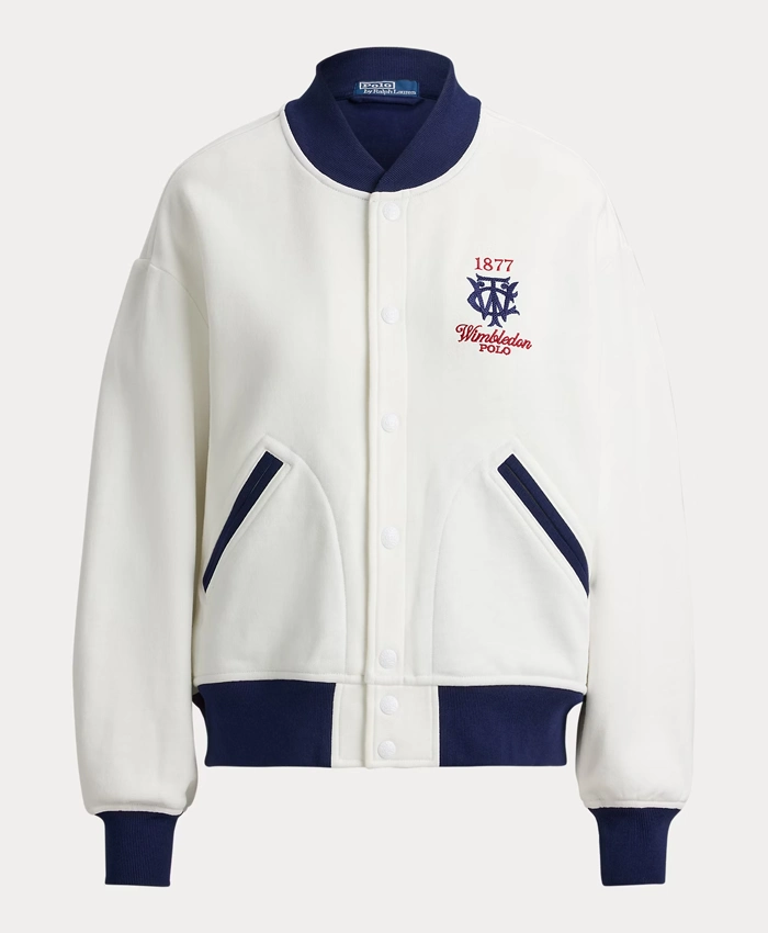 Wimbledon Polo Ralph Lauren Double-Knit White Jacket