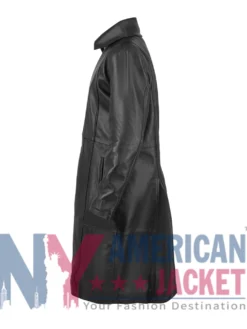 Women Layla Black Leather Coat