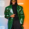 2026-WNBA-All-Star-Weekend-Dominique-Malonga-Green-Leather-Blazer